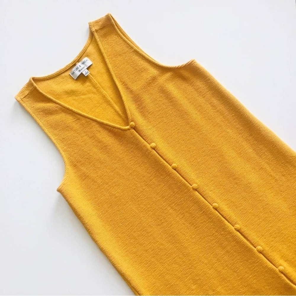 Madewell Texture & Thread Button-Front Tank Dress - image 3